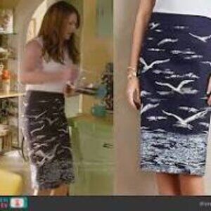 As Seen on Gilmore Girls! Seagull Pencil Skirt